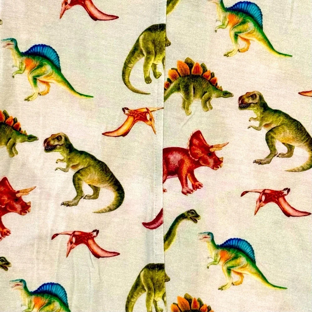 Posh Peanut Henley Shortall Boys 18-24M Buddy Dinosaurs Bamboo Collared Romper